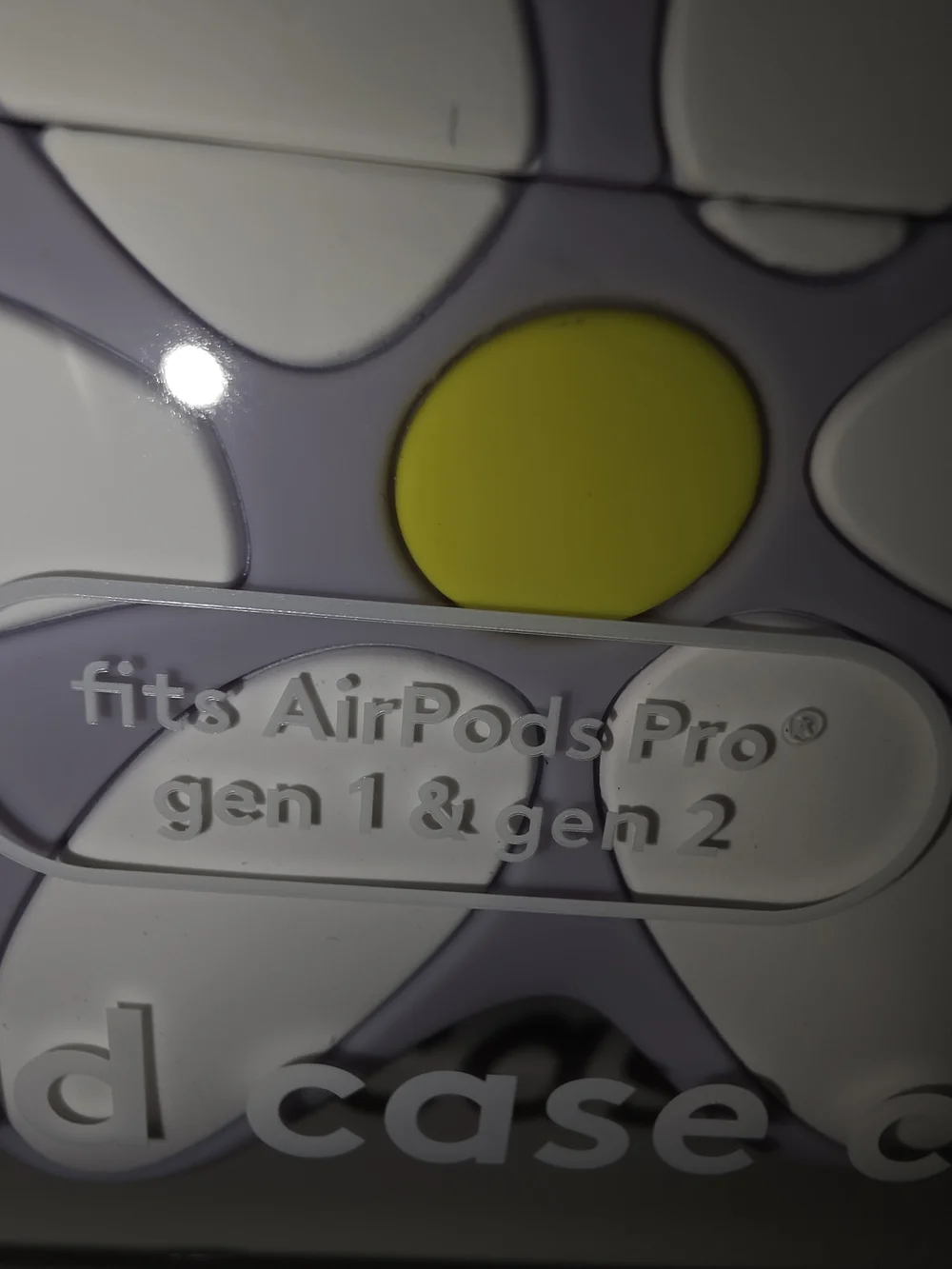 heyday Lavender & White Daisy AirPods Pro Case For AirPods Pro gen 1 & gen 2.